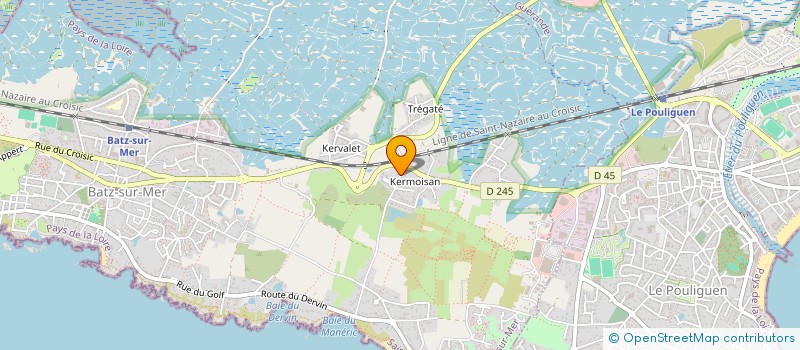 localisation de l'entreprise MONSIEUR DIDIER BIZE  BATZ-SUR-MER