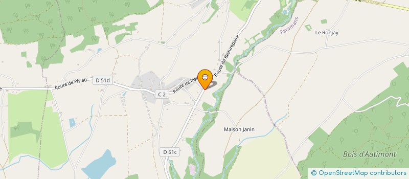 localisation de l'entreprise MONSIEUR DIDIER BLAHA  POMMIER-DE-BEAUREPAIRE