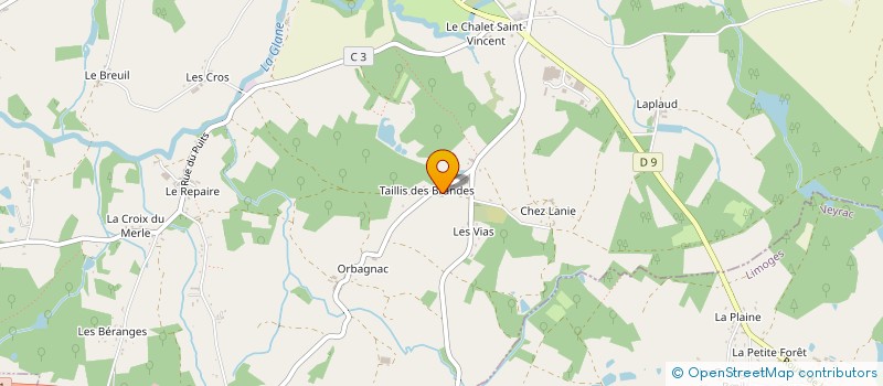 localisation de l'entreprise MONSIEUR DIDIER BLAIZE à ORADOUR-SUR-GLANE