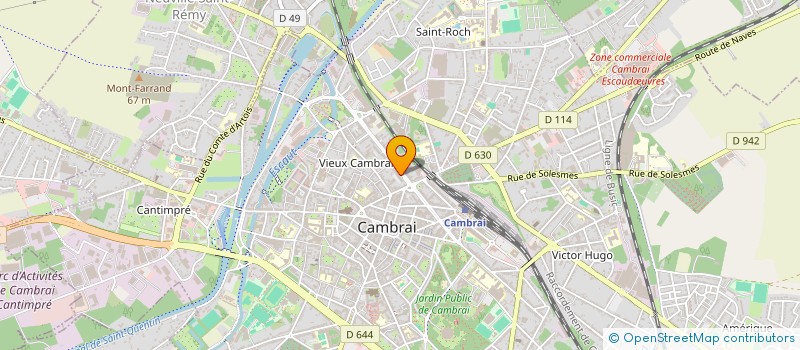 localisation de l'entreprise MONSIEUR DIDIER BOCQUET à CAMBRAI