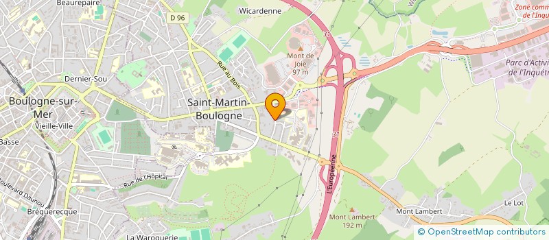 localisation de l'entreprise MONSIEUR DIDIER BOCQUET  SAINT-MARTIN-BOULOGNE