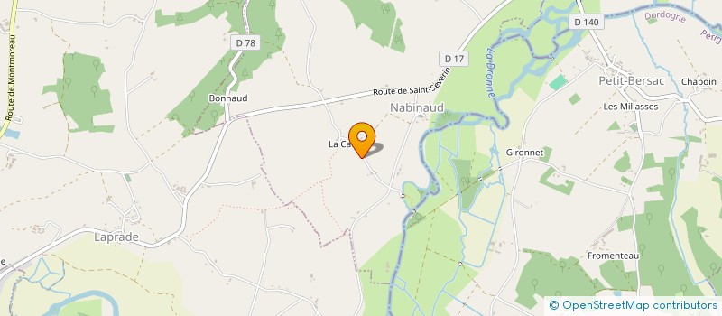 localisation de l'entreprise MONSIEUR DIDIER BODET  NABINAUD