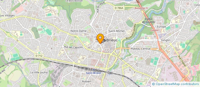 localisation de l'entreprise MONSIEUR DIDIER BOEUF à SAINT-BRIEUC