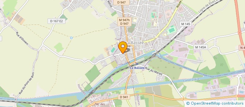 localisation de l'entreprise MONSIEUR DIDIER BOITTE  LA BASSEE