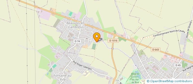 localisation de l'entreprise MONSIEUR DIDIER BOIZARD  BEAUVOIS-EN-CAMBRESIS