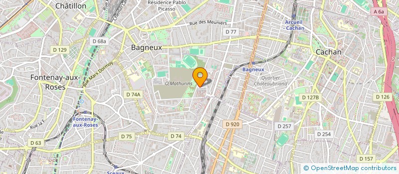 localisation de l'entreprise MONSIEUR DIDIER BOKO NZAZI à BAGNEUX