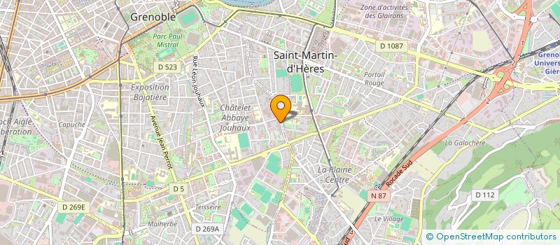 localisation de l'entreprise MONSIEUR DIDIER BOMBRUN  GRENOBLE