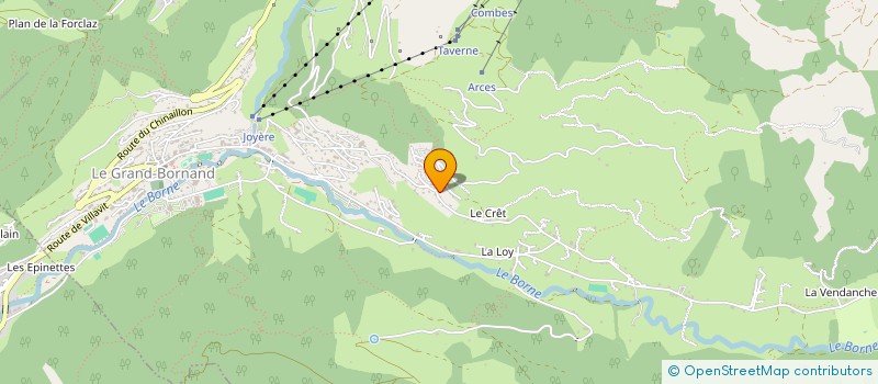 localisation de l'entreprise MONSIEUR DIDIER BON-BETEND  LE GRAND-BORNAND