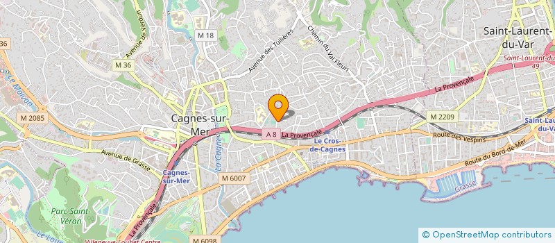 localisation de l'entreprise MONSIEUR DIDIER BONACORSI à CAGNES-SUR-MER