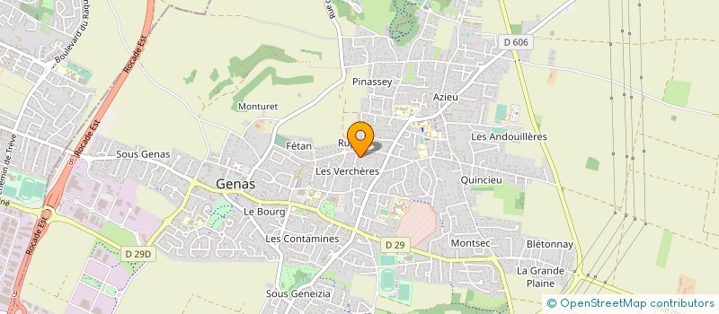 localisation de l'entreprise MONSIEUR DIDIER BONIN à GENAS