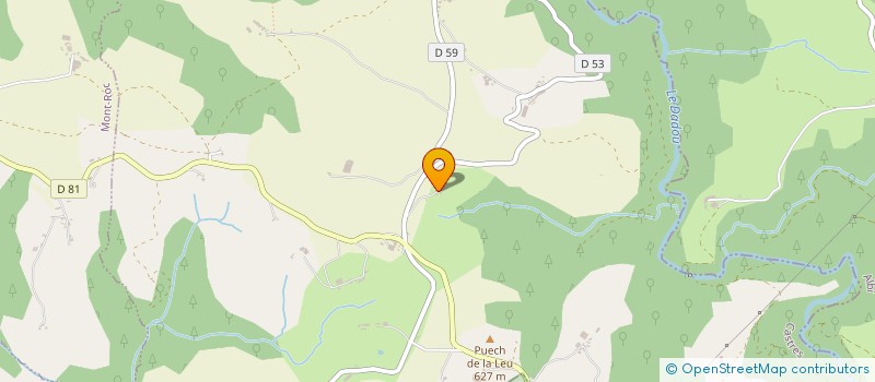 localisation de l'entreprise MONSIEUR DIDIER BONNAFOUS  VABRE