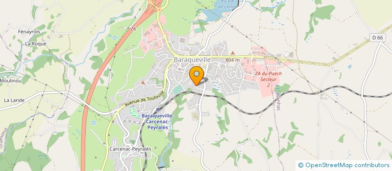 localisation de l'entreprise MONSIEUR DIDIER BONNEFIS à BARAQUEVILLE