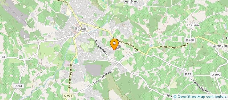 localisation de l'entreprise MONSIEUR DIDIER BONNET  BEDOIN