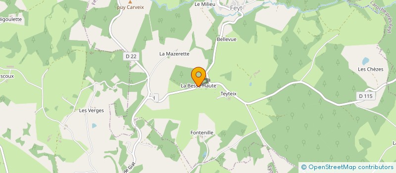 localisation de l'entreprise MONSIEUR DIDIER BONNIERE à FEYT
