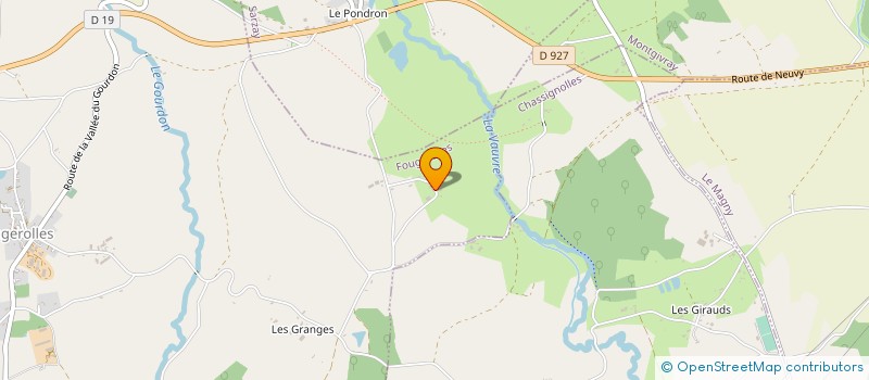 localisation de l'entreprise MONSIEUR DIDIER BONNIN à FOUGEROLLES