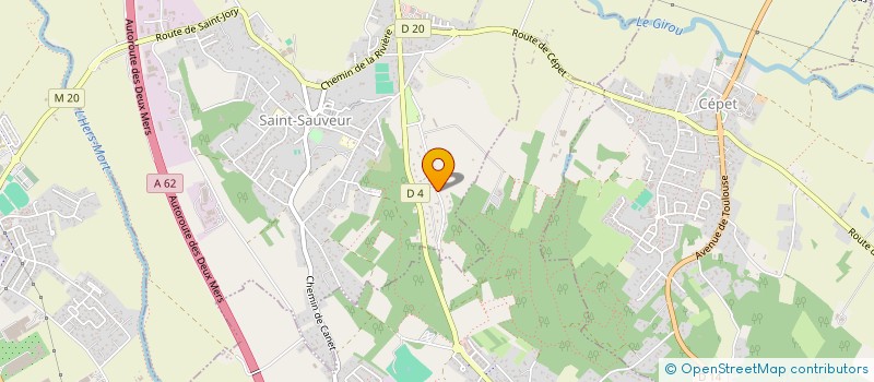 localisation de l'entreprise MONSIEUR DIDIER BONZOM  SAINT-SAUVEUR