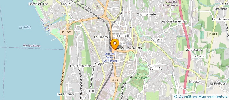 localisation de l'entreprise MONSIEUR DIDIER BORGIS  AIX-LES-BAINS