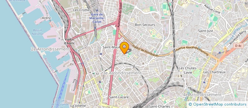 localisation de l'entreprise MONSIEUR DIDIER BORNERAND à MARSEILLE
