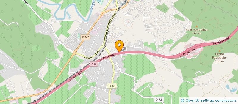 localisation de l'entreprise MONSIEUR DIDIER BORSARELLI  VIDAUBAN