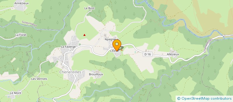 localisation de l'entreprise MONSIEUR DIDIER BORY à CHENEREILLES