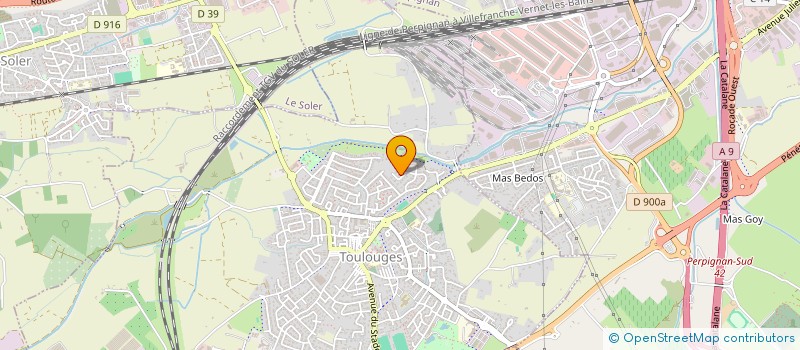 localisation de l'entreprise MONSIEUR DIDIER BOSQUE  TOULOUGES