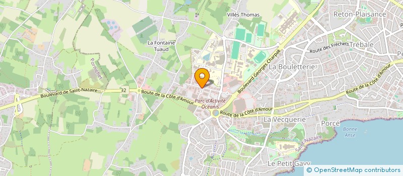 localisation de l'entreprise MONSIEUR DIDIER BOSSARD  SAINT-NAZAIRE