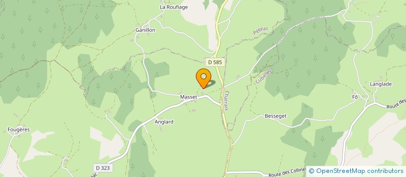 localisation de l'entreprise MONSIEUR DIDIER BOUARD  LA BESSEYRE SAINT MARY