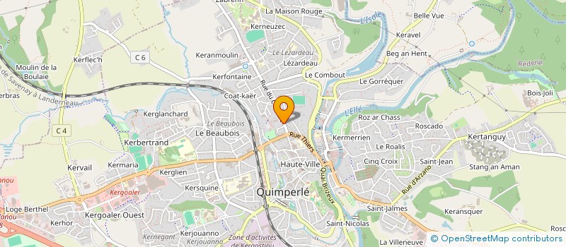 localisation de l'entreprise MONSIEUR DIDIER BOUCHARD à QUIMPERLE