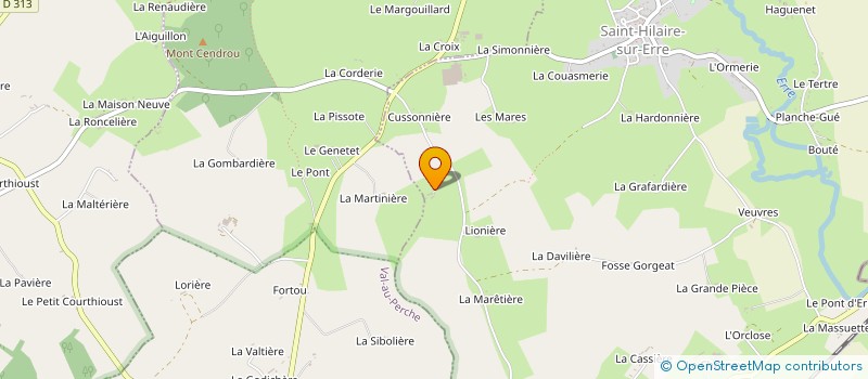 localisation de l'entreprise MONSIEUR DIDIER BOUDET à SAINT-HILAIRE-SUR-ERRE