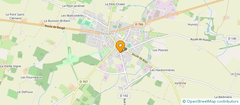 localisation de l'entreprise MONSIEUR DIDIER BOUJIEAU à NOYANT-VILLAGES