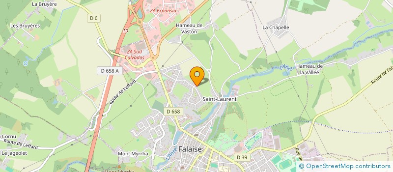 localisation de l'entreprise MONSIEUR DIDIER BOULAY  FALAISE