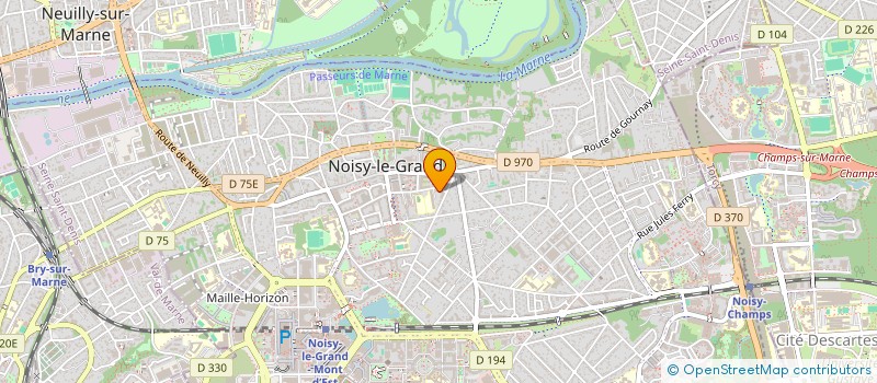 localisation de l'entreprise MONSIEUR DIDIER BOULET à NOISY-LE-GRAND