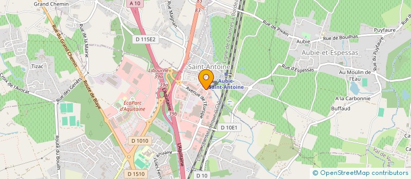 localisation de l'entreprise MONSIEUR DIDIER BOUQUEY à SAINT-ANDRE-DE-CUBZAC