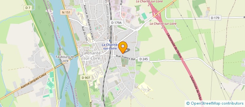 localisation de l'entreprise MONSIEUR DIDIER BOURCIER à LA CHARITE-SUR-LOIRE