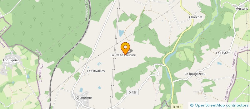 localisation de l'entreprise MONSIEUR DIDIER BOURDOIS à EGUZON-CHANTOME