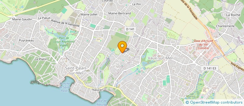 localisation de l'entreprise MONSIEUR DIDIER BOURDON  SAINT-PALAIS-SUR-MER