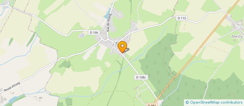 localisation de l'entreprise MONSIEUR DIDIER BOURDOT  ESSEY