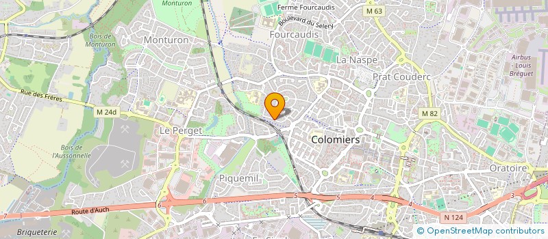 localisation de l'entreprise MONSIEUR DIDIER BOURET à COLOMIERS