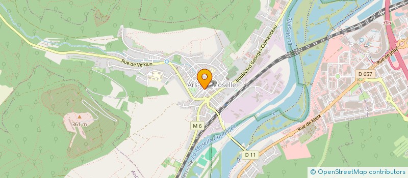 localisation de l'entreprise MONSIEUR DIDIER BOURGEOIS à ARS-SUR-MOSELLE