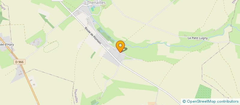 localisation de l'entreprise MONSIEUR DIDIER BOURGEOIS  THENAILLES