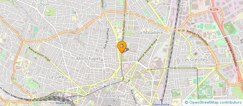 localisation de l'entreprise MONSIEUR DIDIER BOURGEON à DIJON
