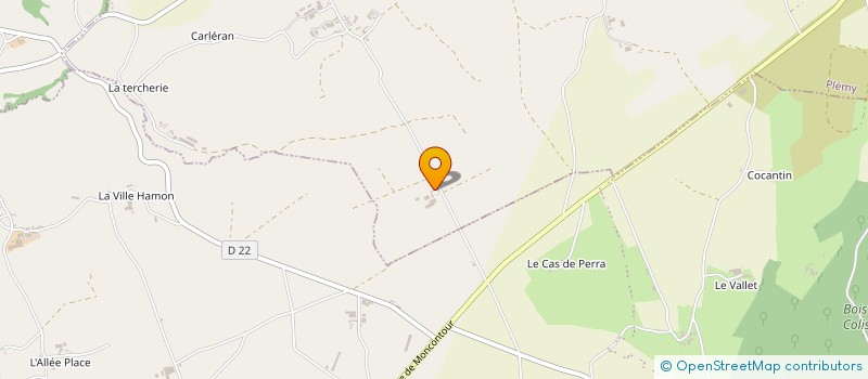 localisation de l'entreprise MONSIEUR DIDIER BOURGES  PLOUGUENAST-LANGAST