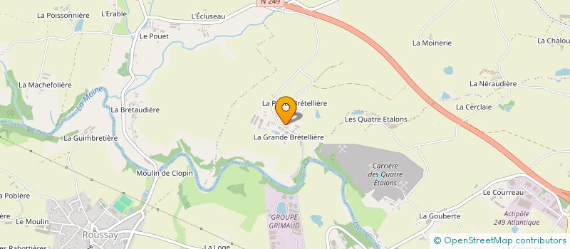 localisation de l'entreprise MONSIEUR DIDIER BOURIGAULT  SEVREMOINE