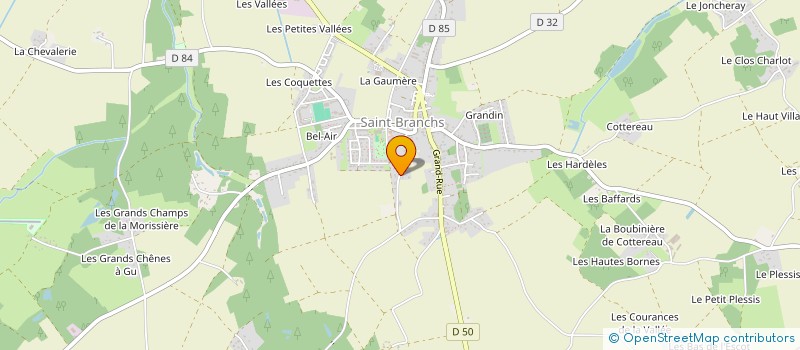 localisation de l'entreprise MONSIEUR DIDIER BOURINEAU à SAINT-BRANCHS