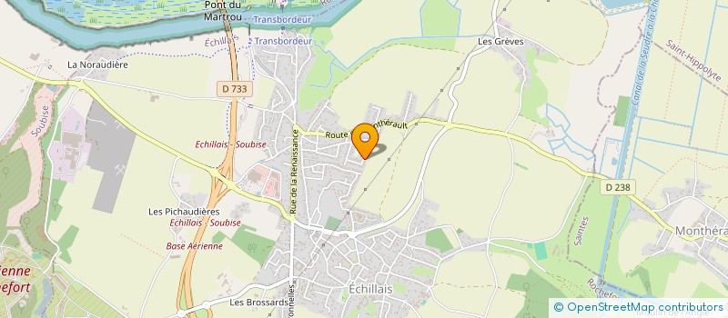 localisation de l'entreprise MONSIEUR DIDIER BOURRON  ECHILLAIS