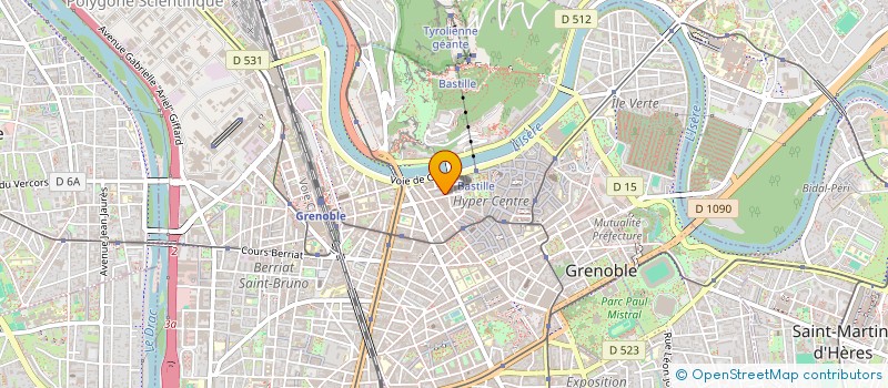 localisation de l'entreprise MONSIEUR DIDIER BOUSQUET à GRENOBLE