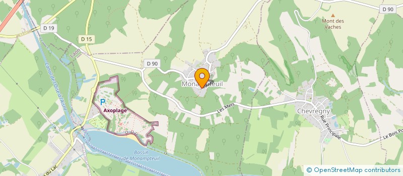 localisation de l'entreprise MONSIEUR DIDIER BOUSSARIE à MONAMPTEUIL
