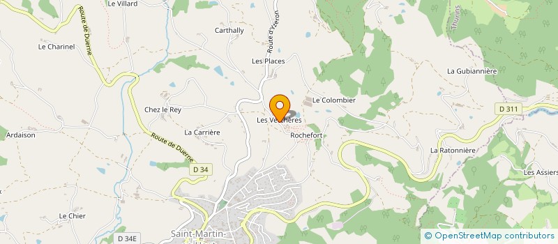 localisation de l'entreprise MONSIEUR DIDIER BOUTEILLE à SAINT-MARTIN-EN-HAUT