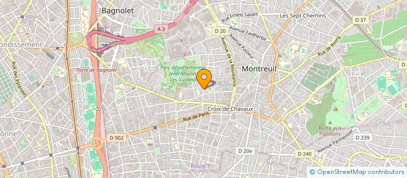 localisation de l'entreprise MONSIEUR DIDIER BOUTELOUP à MONTREUIL