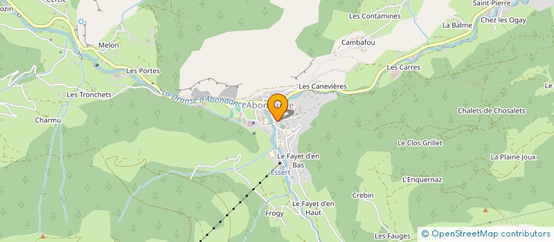 localisation de l'entreprise MONSIEUR DIDIER BOUVET  ABONDANCE